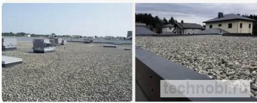 Виды кровельного балласта