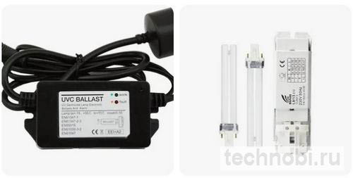 Применение балластов для УФ-ламп