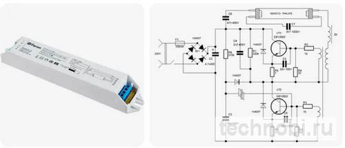 Применение электронных балластов