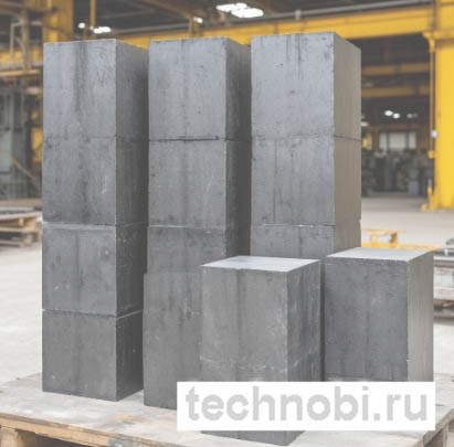 Графитовые блоки для ядерного реактора