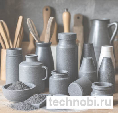 Бытовые изделия с применением графита