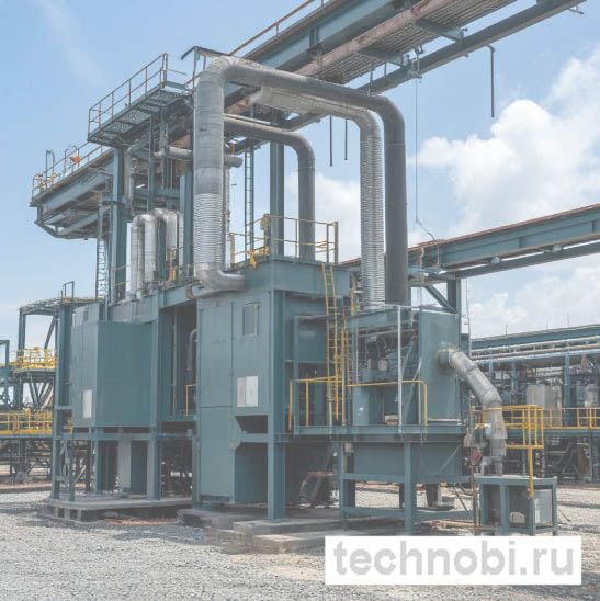 Система аспирации на графитовом производстве