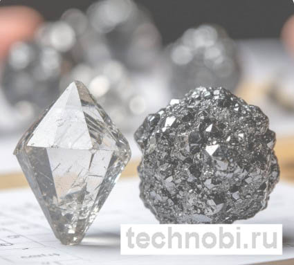 Сравнение кристаллических структур алмаза и графита на уроке химии