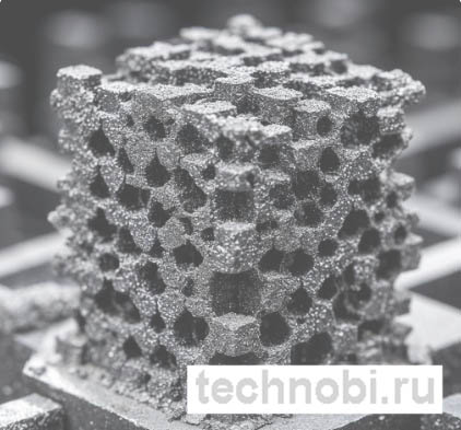 Кристаллическая структура графита с гексагональными слоями углерода