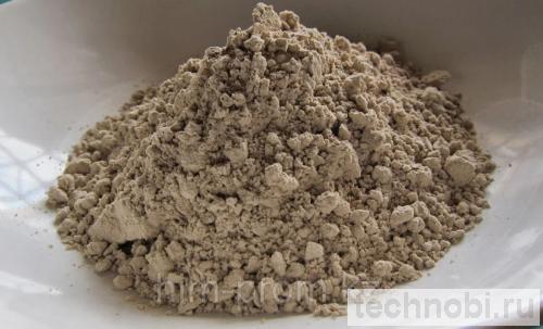 Бентонитовая глина для очистки