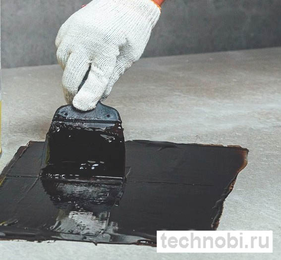 Виды мастик гидроизол: Техномаст, Эластопаз, Битумаст