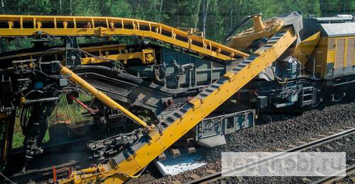 Машины для очистки балласта