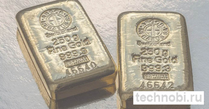 Аффинированные золотые слитки с клеймом Good Delivery