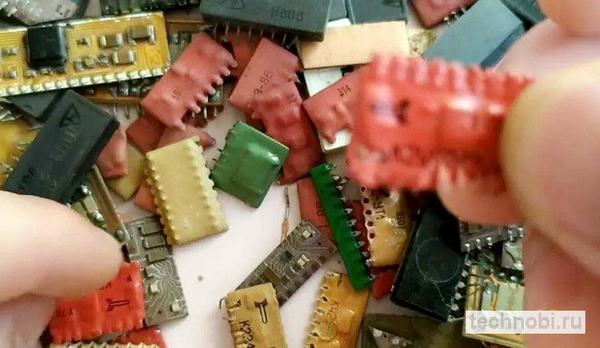 Конденсаторы КМ с содержанием палладия для аффинажа