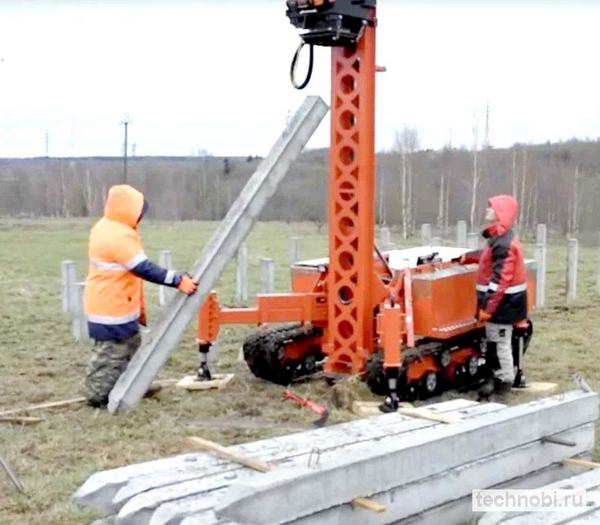 Забивка свай ЖБИ