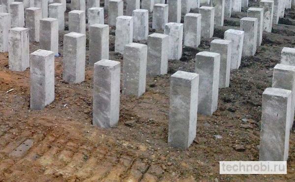 Применение свай ЖБИ