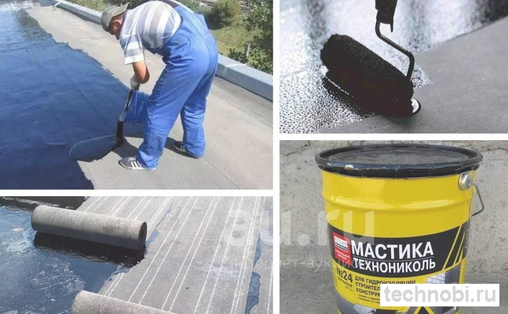 Укладка гидроизола на битумной мастике: пошаговый процесс