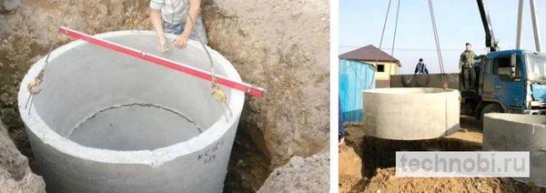 Монтаж ЖБИ колец