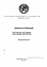 ГОСТ 3067-88: Канаты стальные ТК 6х19, характеристики, цена и применение